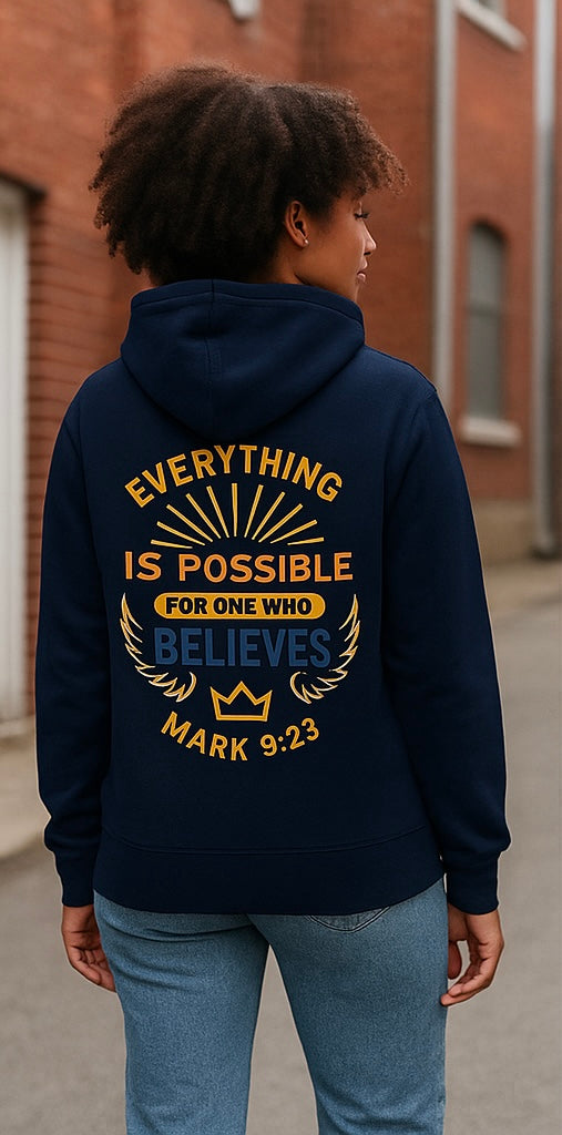 Mark 9:23 Organic Mid-weight Hoodie