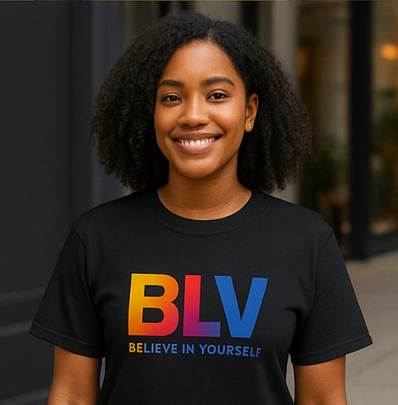 BLV Gradient | Believe in Yourself Short-Sleeve Unisex Tee