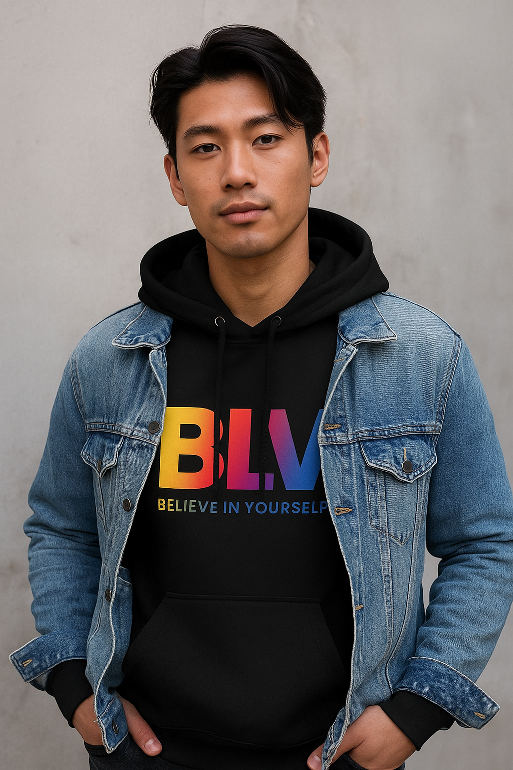 BLV Gradient Hoodie | Believe in Yourself