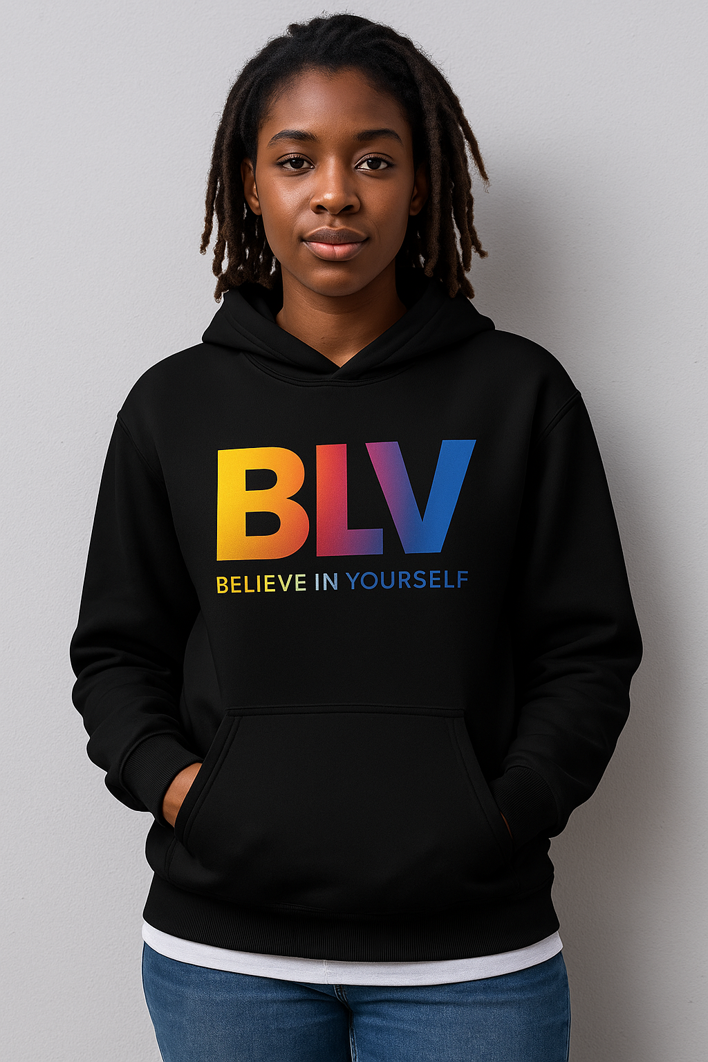BLV Gradient Hoodie | Believe in Yourself
