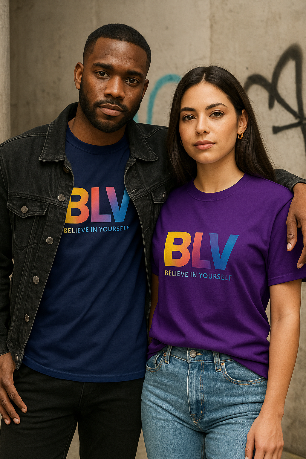 BLV Gradient | Believe in Yourself Short-Sleeve Unisex Tee
