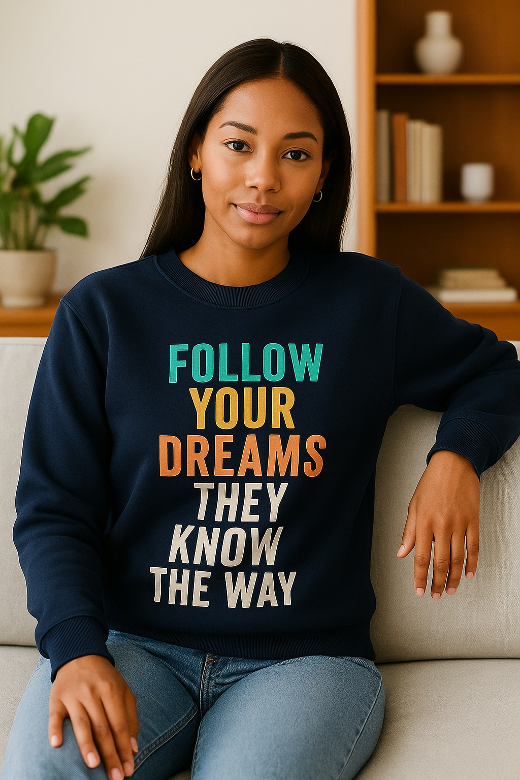 Follow Your Dreams Oversized Sweatshirt