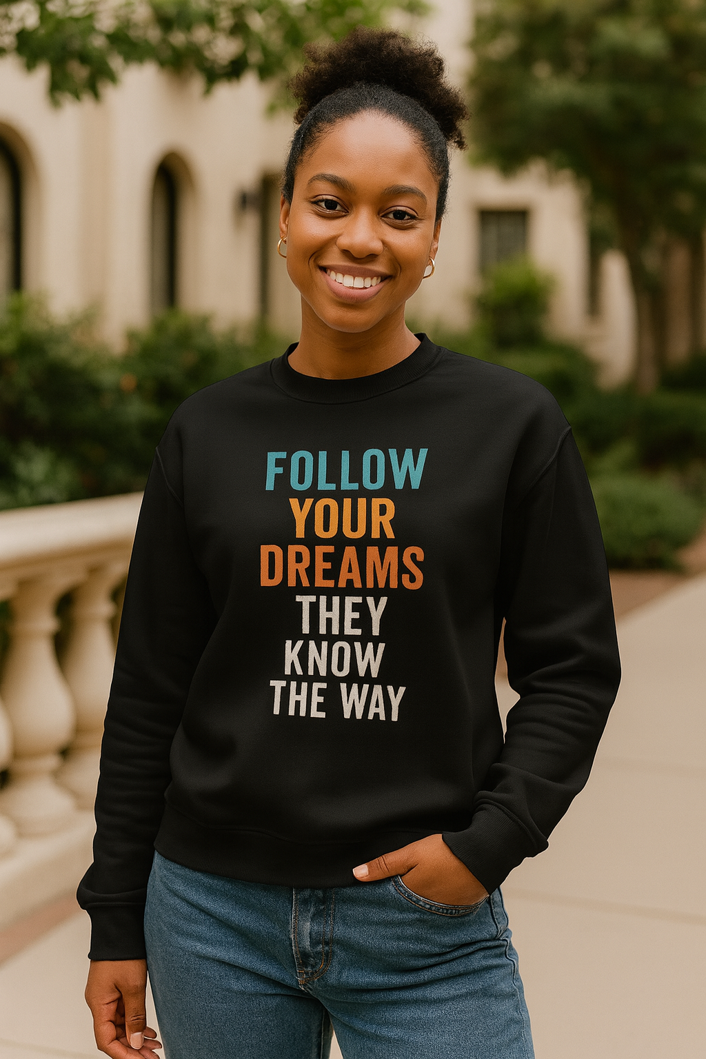 Follow Your Dreams Oversized Sweatshirt