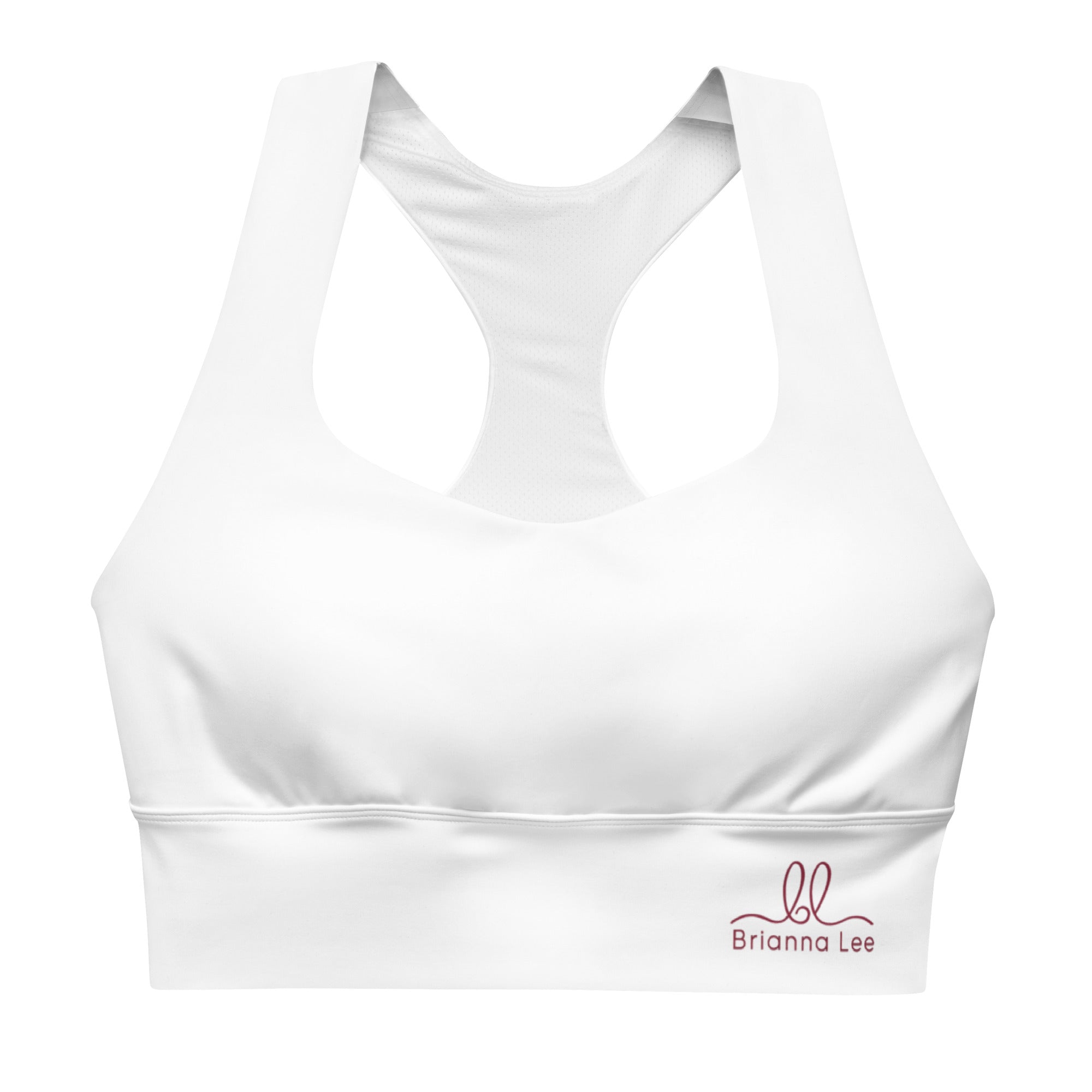 Brianna Lee Longline Sports Bra - Merlot