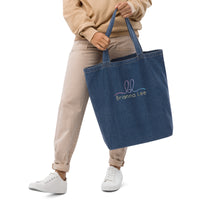 Signature Organic Denim Tote Bag