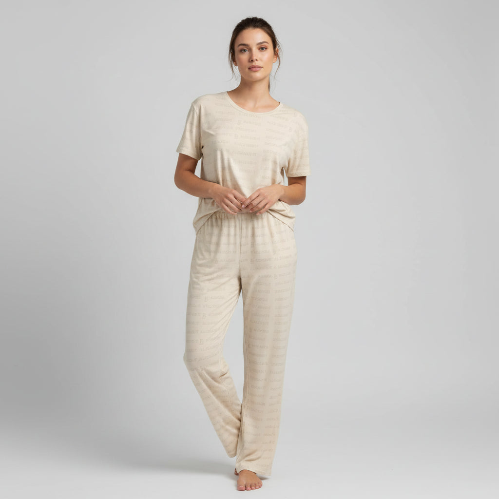 Mindset Pattern Luxe Wide-Leg Lounge Pants | Effortless Comfort & Elevated Style – Brianna Lee