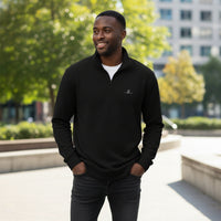 Cozy Fleece Quarter-Zip Pullover.