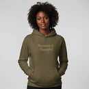 Becoming Is Beautiful™ Embroidered Olive