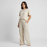 Mindset Pattern Luxe Wide-Leg Lounge Pants | Effortless Comfort & Elevated Style – Brianna Lee