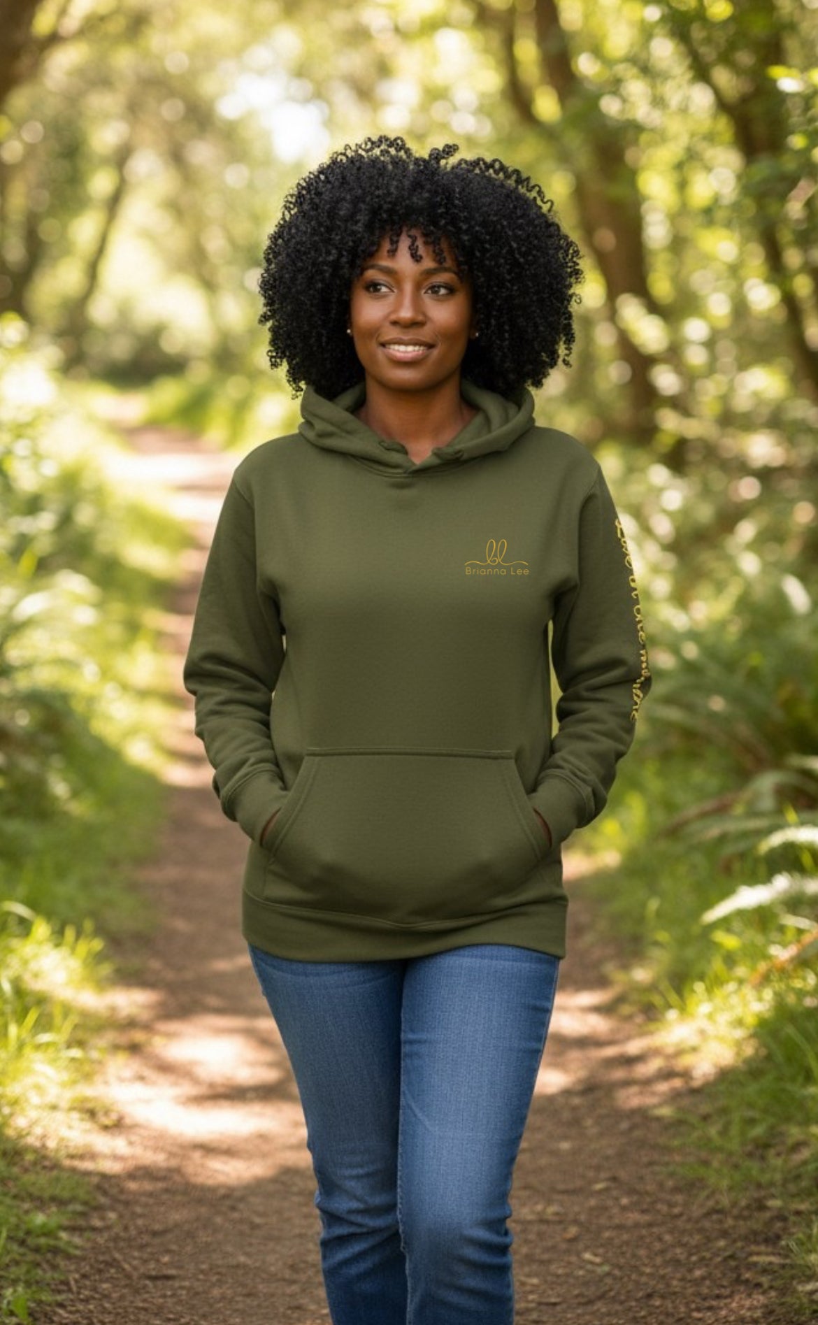 Let Go of Fear Unisex Hoodie - Deep Edit