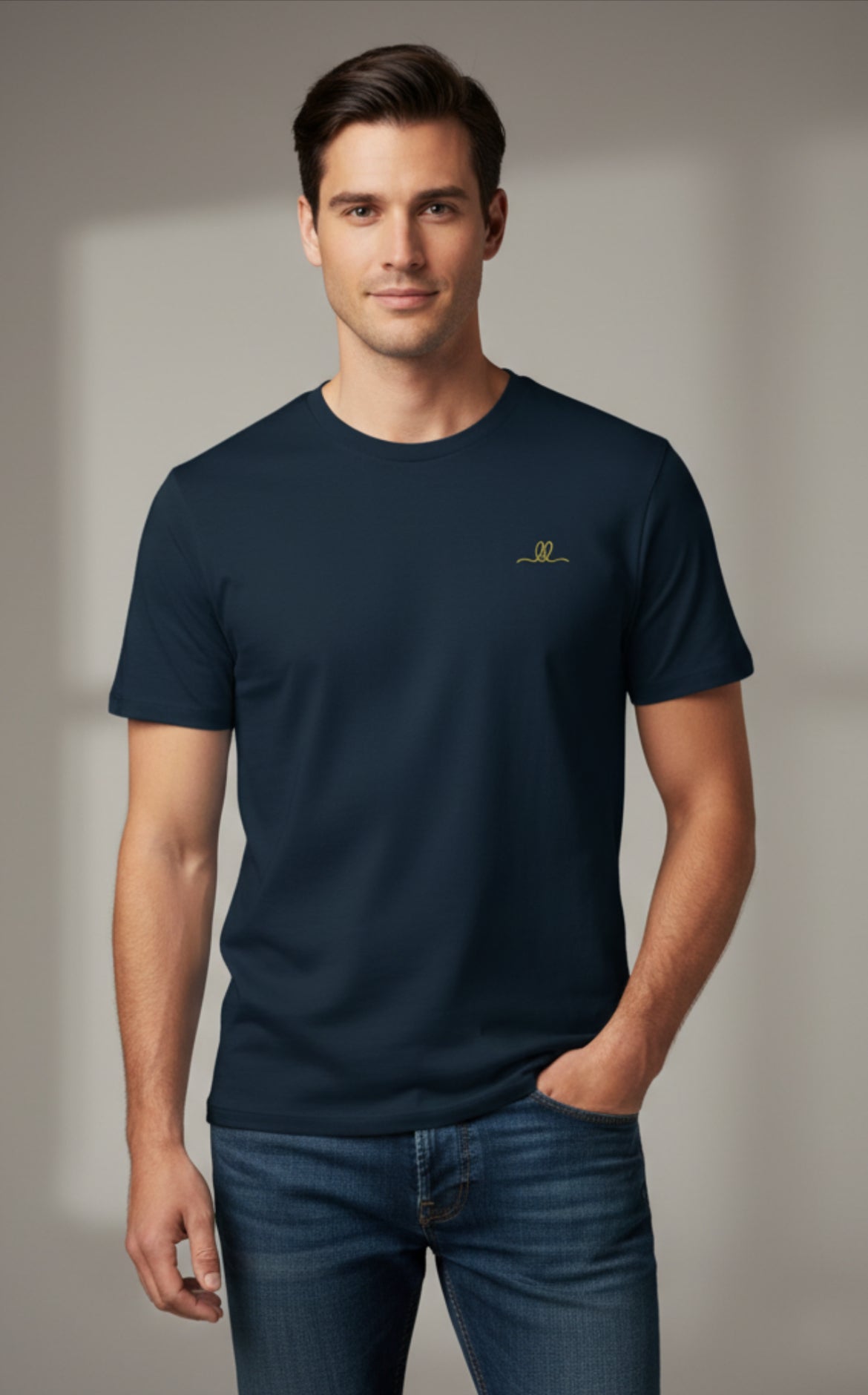 Unisex Organic Ribbed Neck T-Shirt