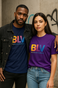 BLV Gradient | Believe in Yourself Short-Sleeve Unisex Tee