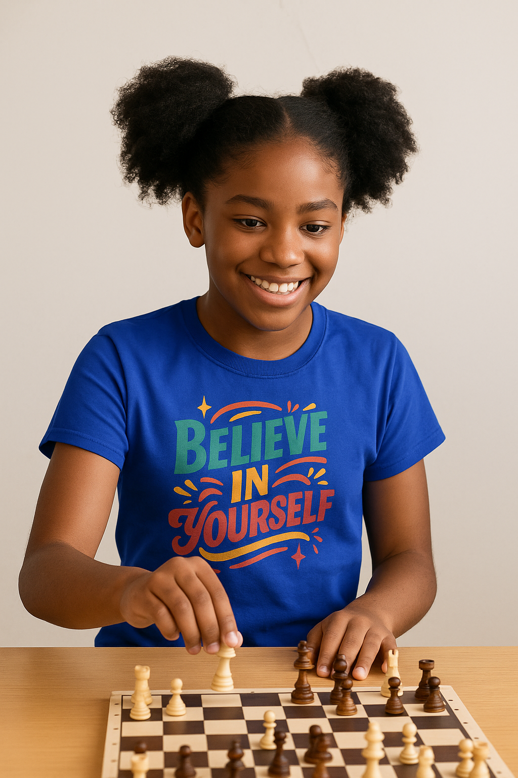 Believe in Yourself Kid's Inspirational T-Shirt