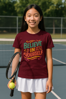 Believe in Yourself Kid's Inspirational T-Shirt