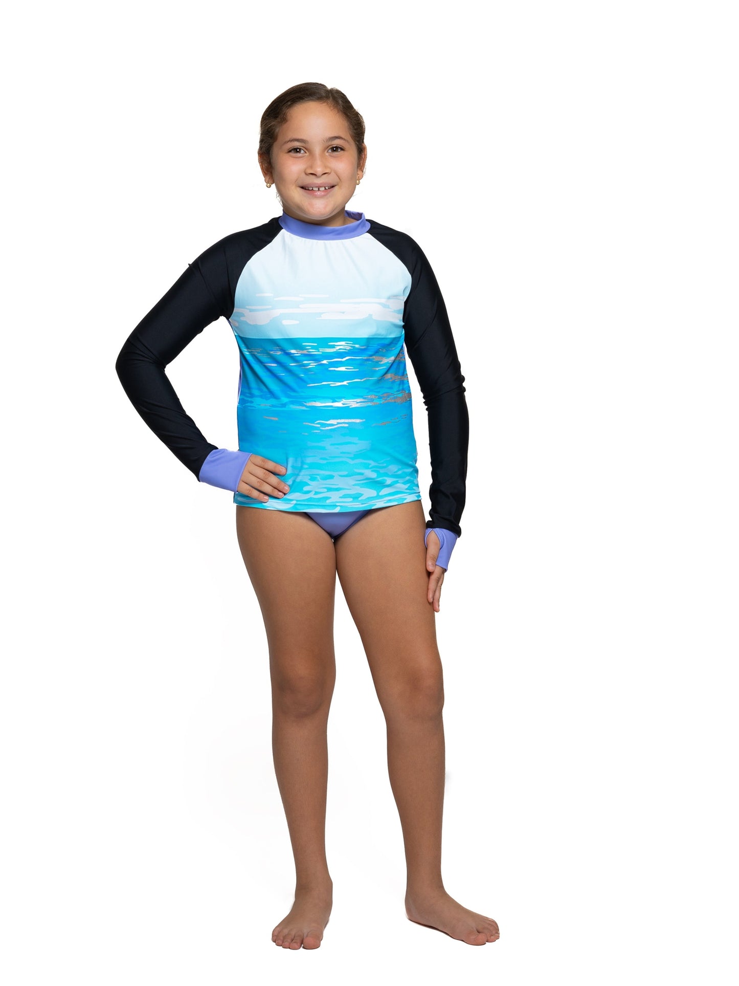 MELANIE - Foil Print Rashguard Set | Limeapple