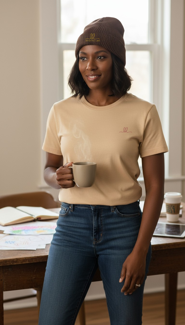 Unisex Organic Ribbed Neck T-Shirt