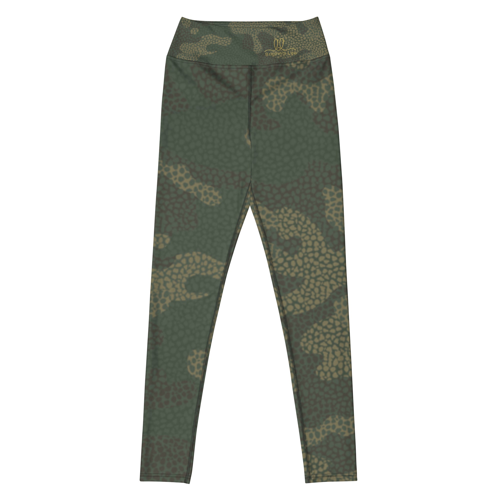 Brianna Lee High-Waisted Camo Yoga Leggings