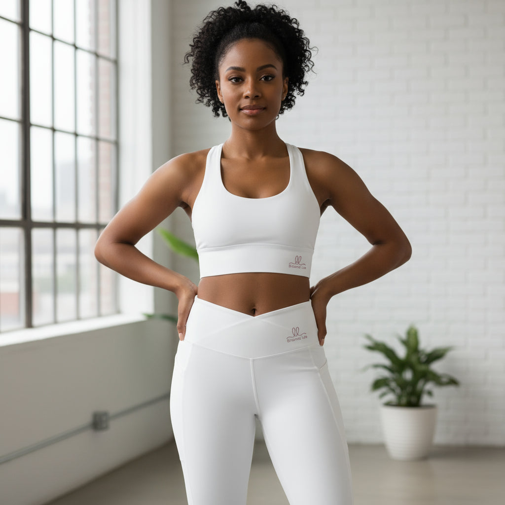 Brianna Lee Longline Sports Bra - Merlot