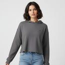 Brianna Lee Signature Crop Hoodie – Gray