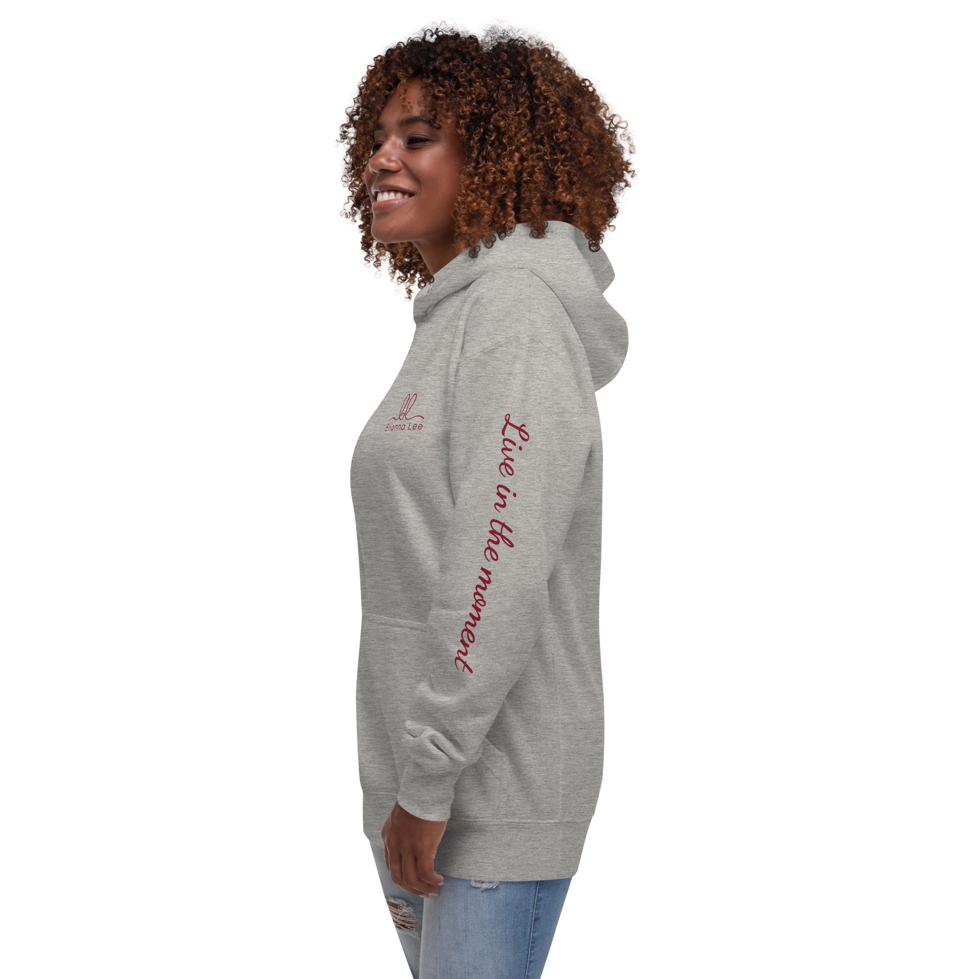 Live in the Moment Unisex Hoodie - Light Edit