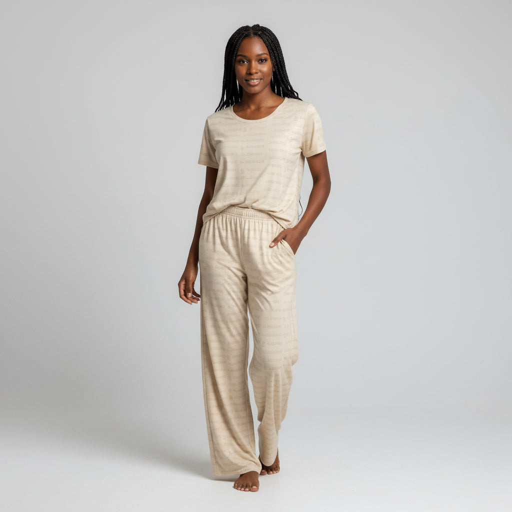 Mindset Pattern Luxe Wide-Leg Lounge Pants | Effortless Comfort & Elevated Style – Brianna Lee