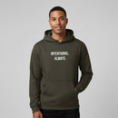 Intentional. Always. Oversized Premium Fleece Hoodie