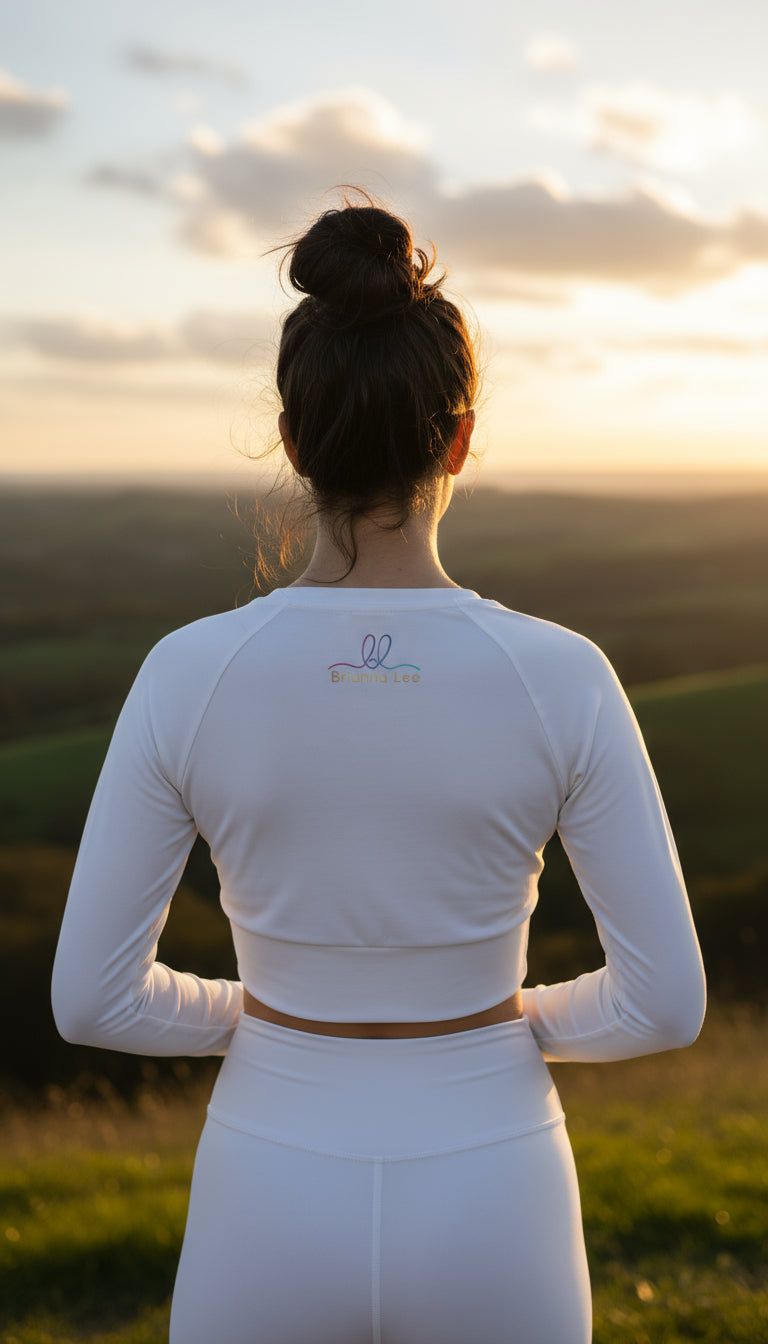 Signature Long-Sleeve Performance Crop Top