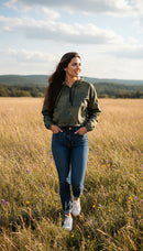 Camo Cropped Windbreaker