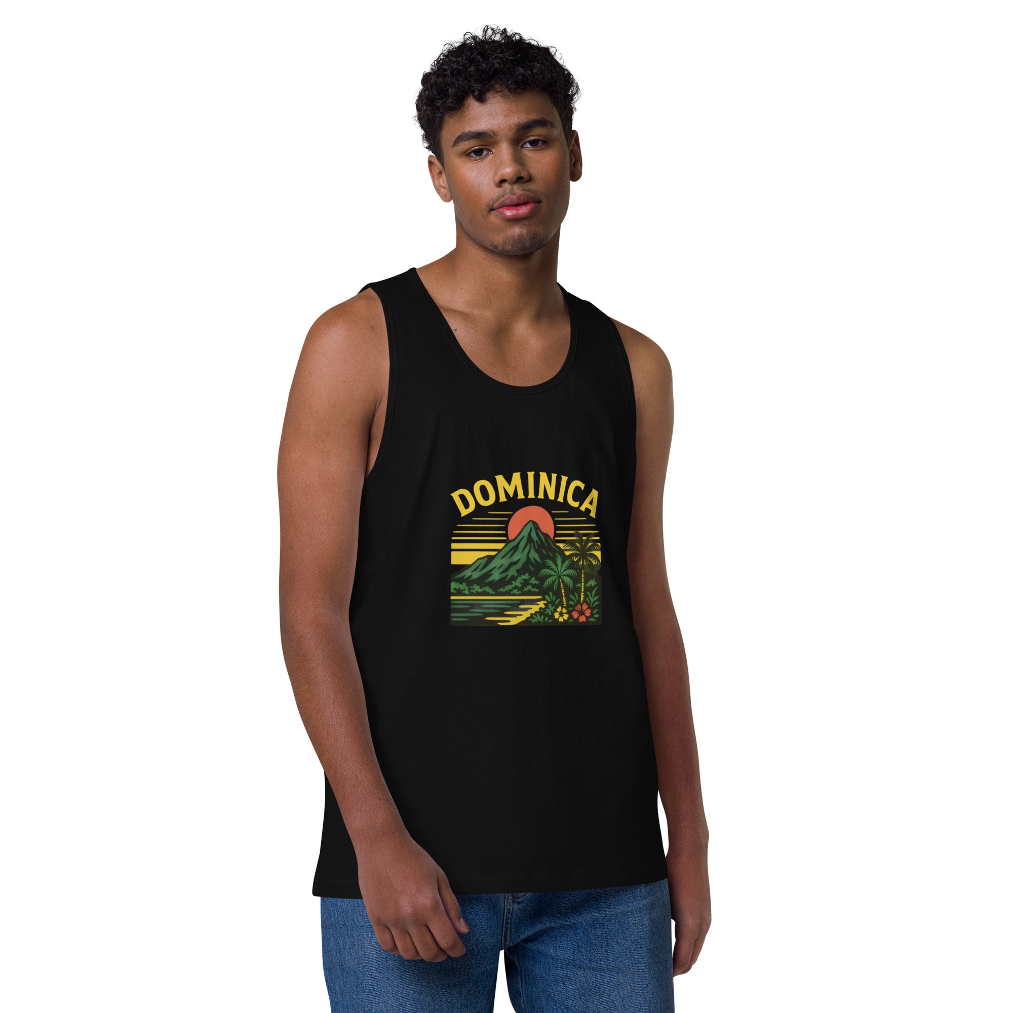 Dominica Men’s premium tank top