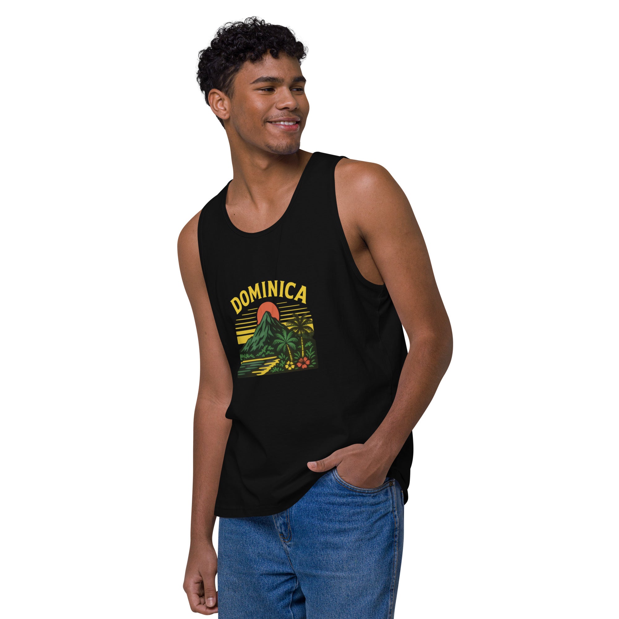 Dominica Men’s premium tank top