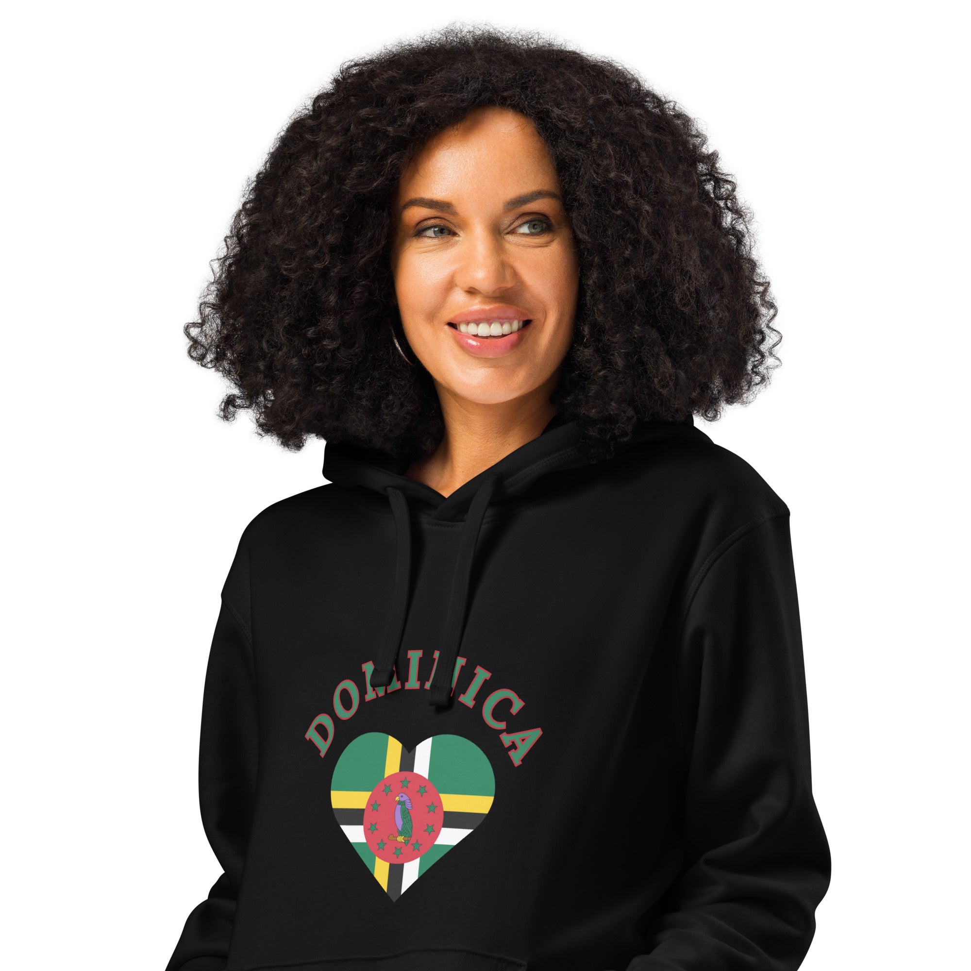 Heart of Dominica Organic Mid-weight Hoodie