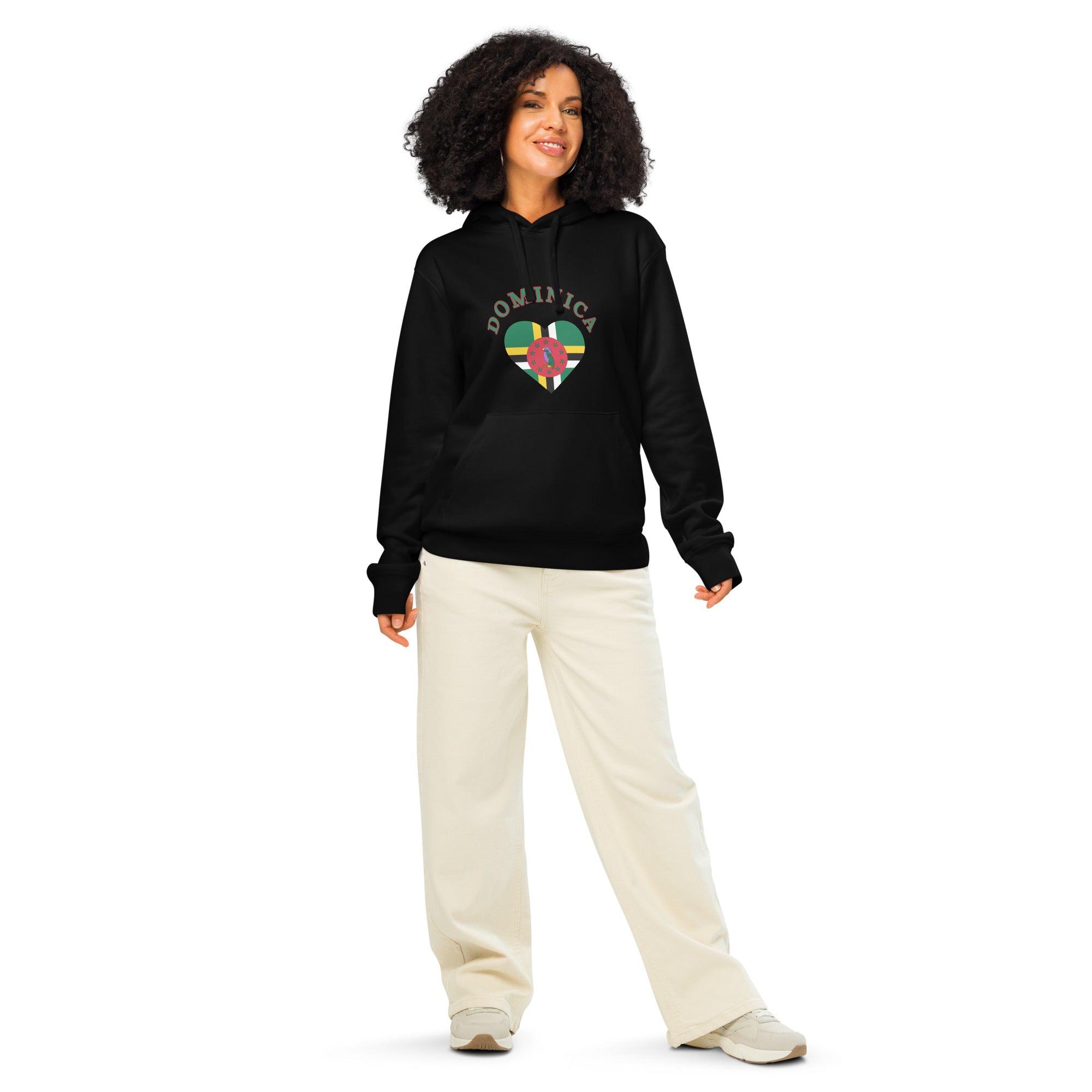 Heart of Dominica Organic Mid-weight Hoodie