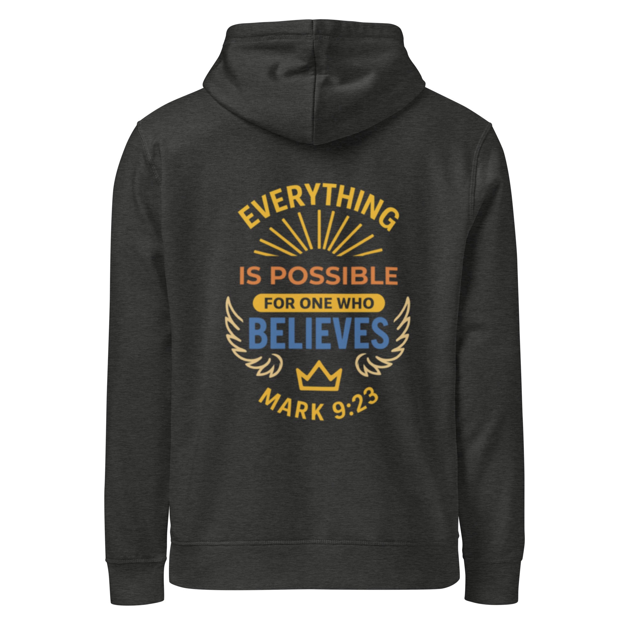 Mark 9:23 Organic Mid-weight Hoodie
