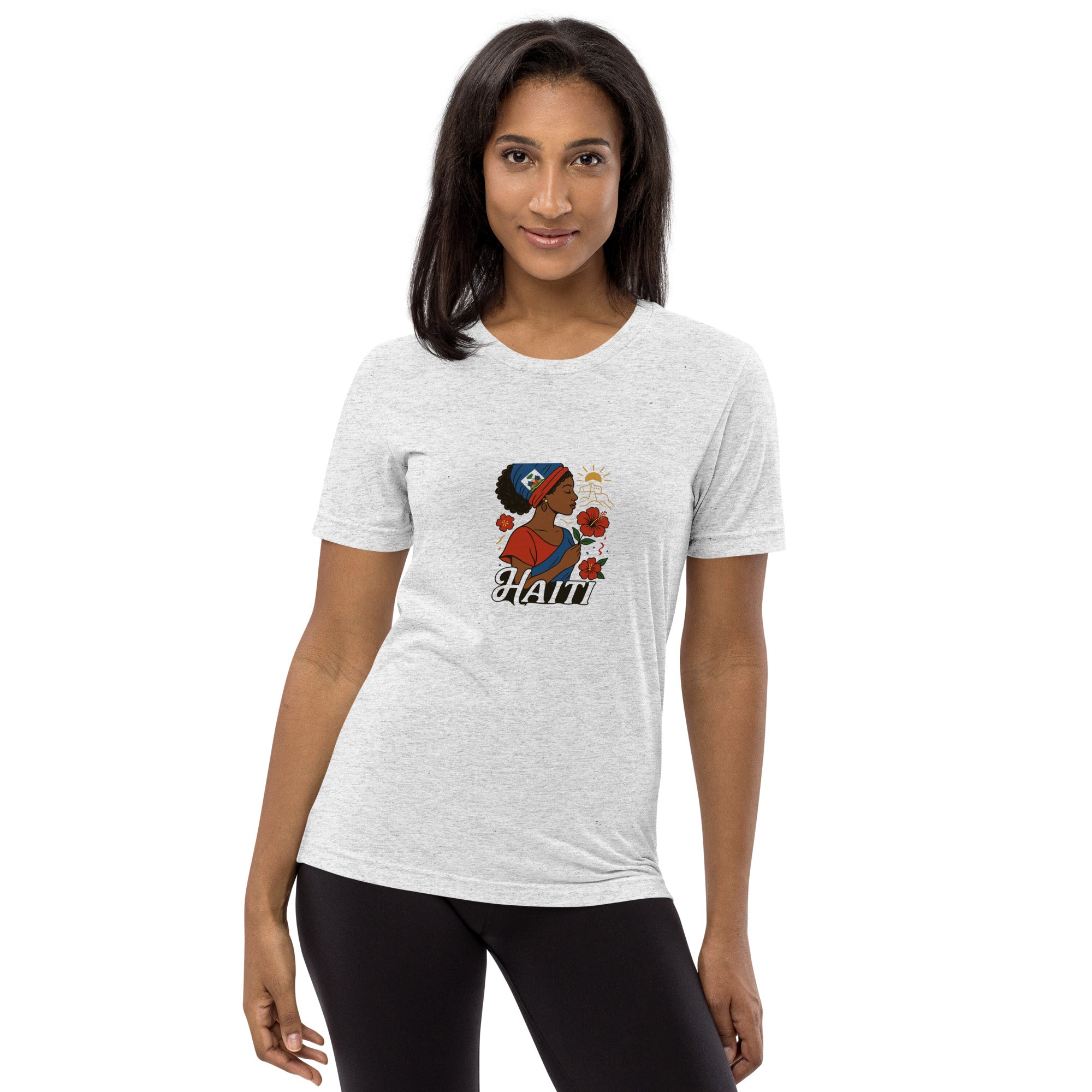 Fleur d’Ayiti Short sleeve t-shirt