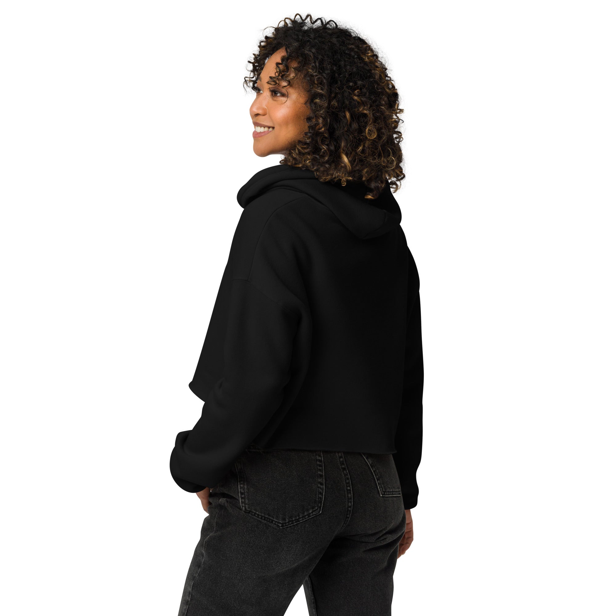 Jamaica with Love Crop Hoodie