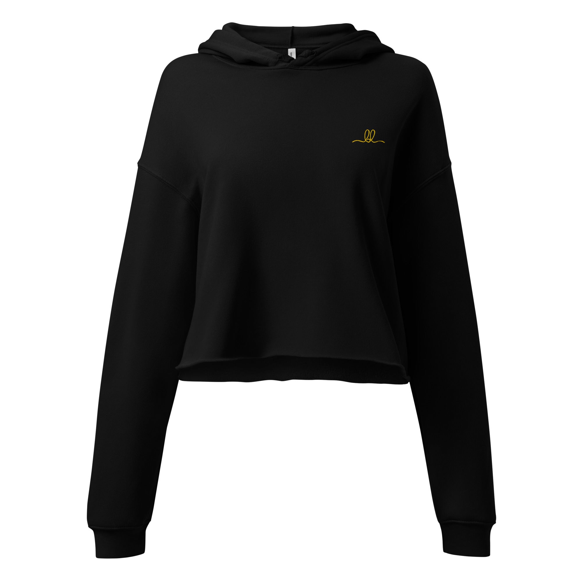 Brianna Lee Signature Crop Hoodie - Gold