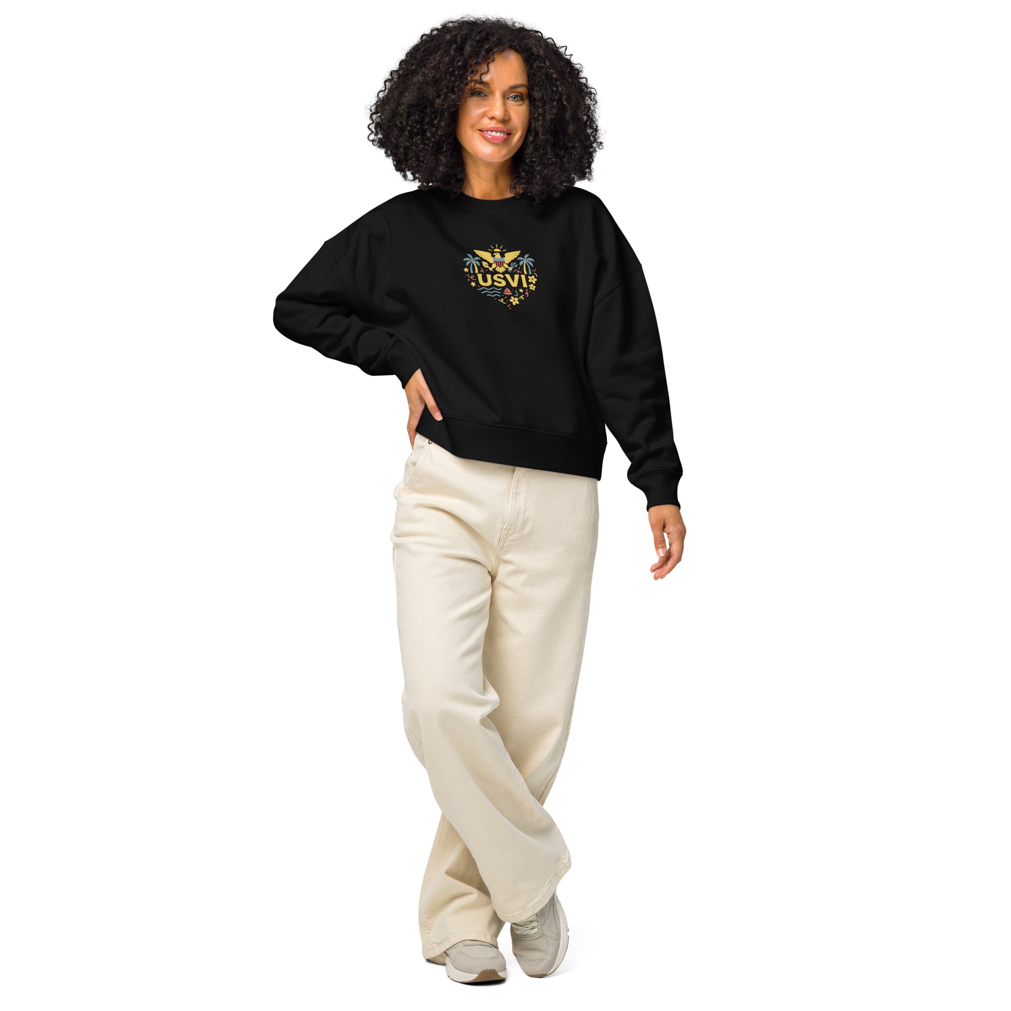 USVI Women’s Organic Crew Neck Sweatshirt