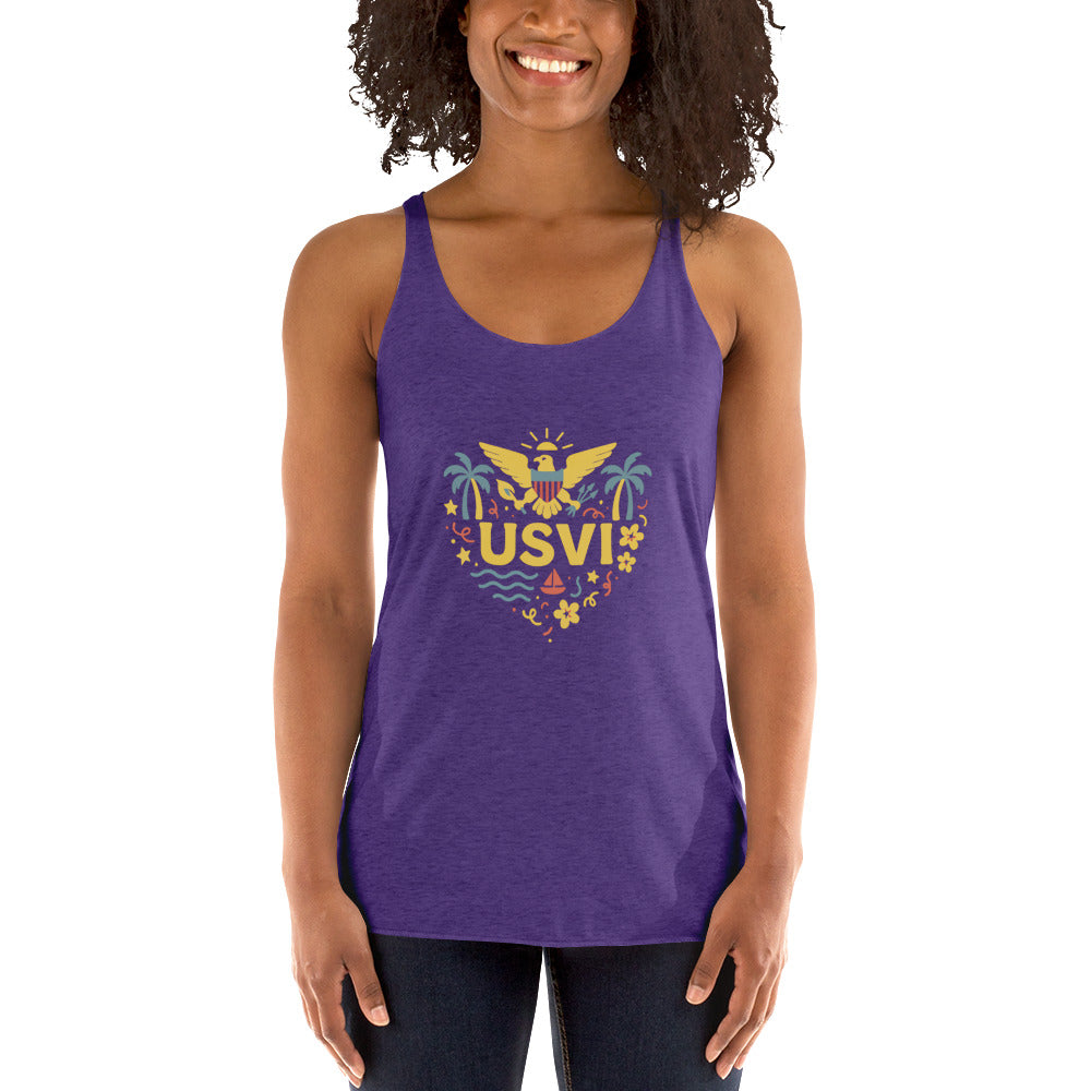 USVI Women's Racerback Tank
