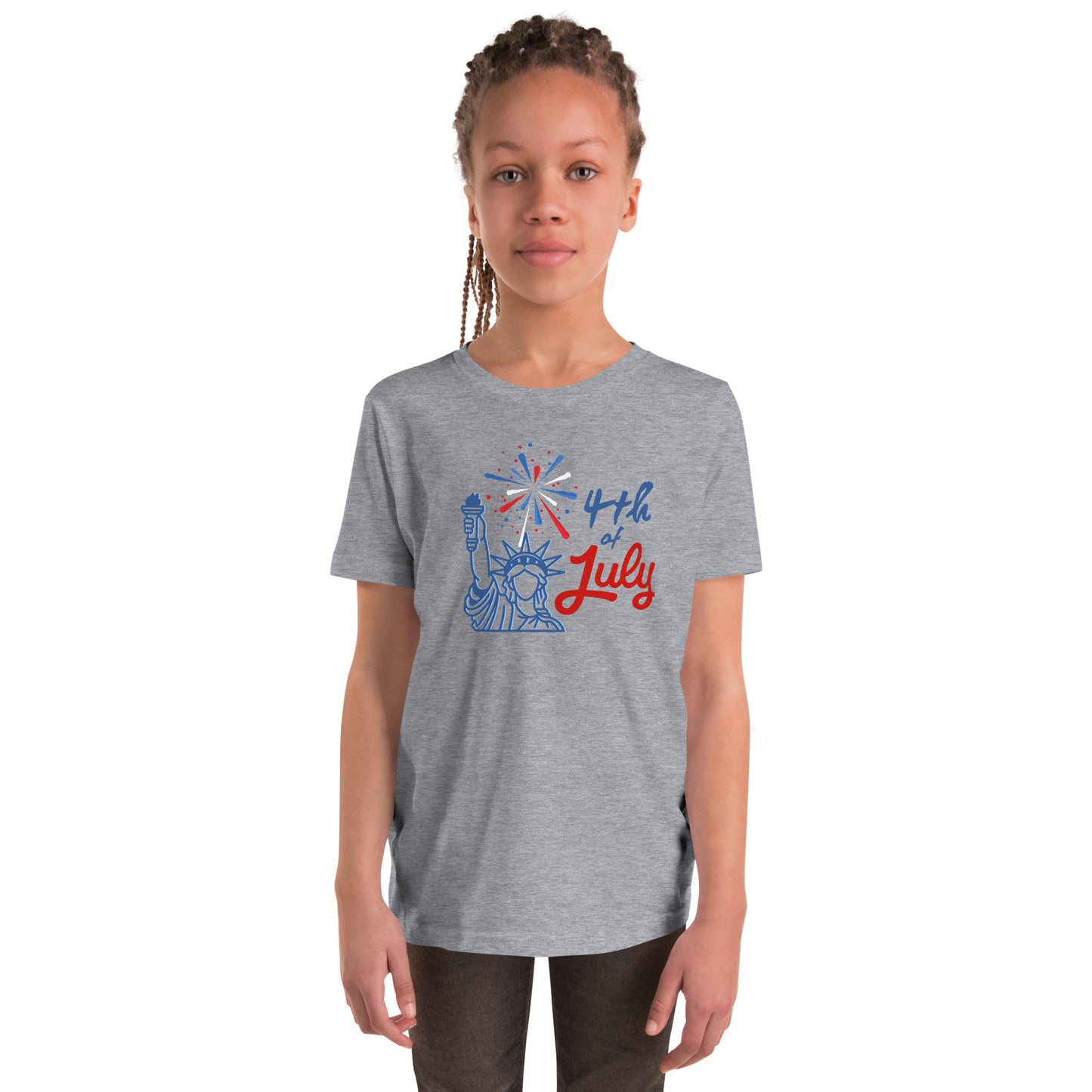 4th of July Youth Short Sleeve T-Shirt