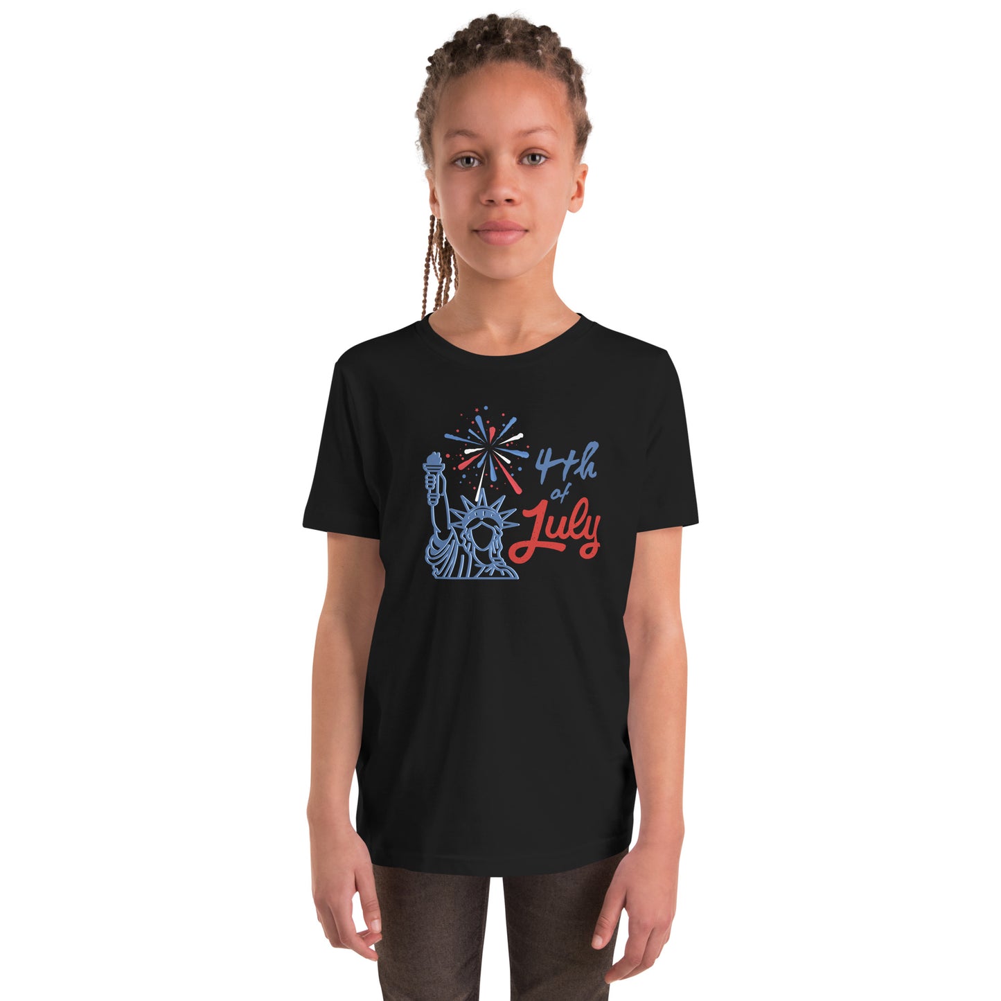 4th of July Youth Short Sleeve T-Shirt